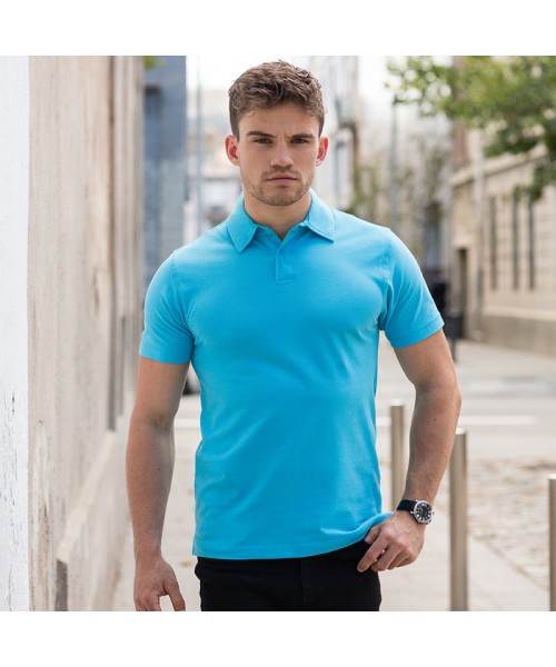 Plain Short sleeve stretch polo Skinnifit 200 GSM